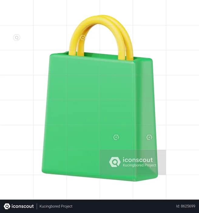 Sac de courses  3D Icon