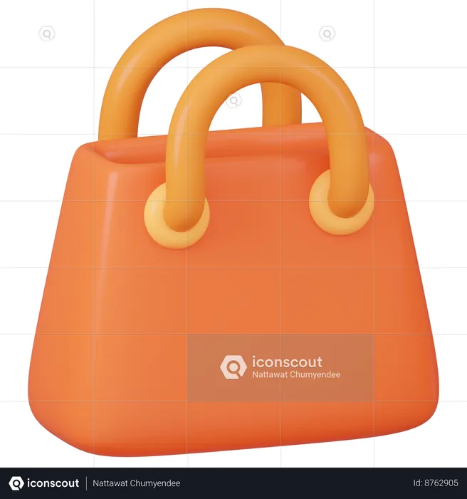 Sac de courses  3D Icon