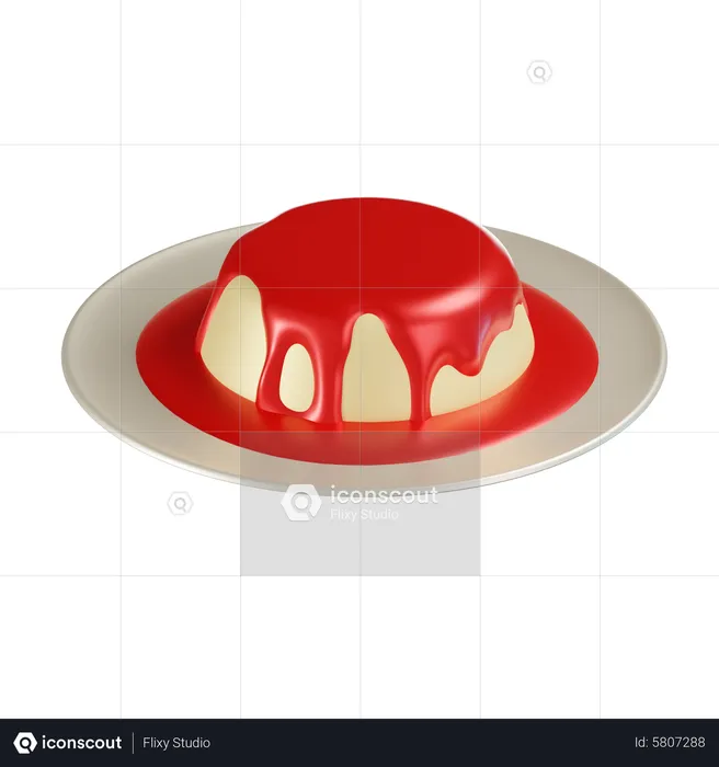 Pannacota  3D Icon