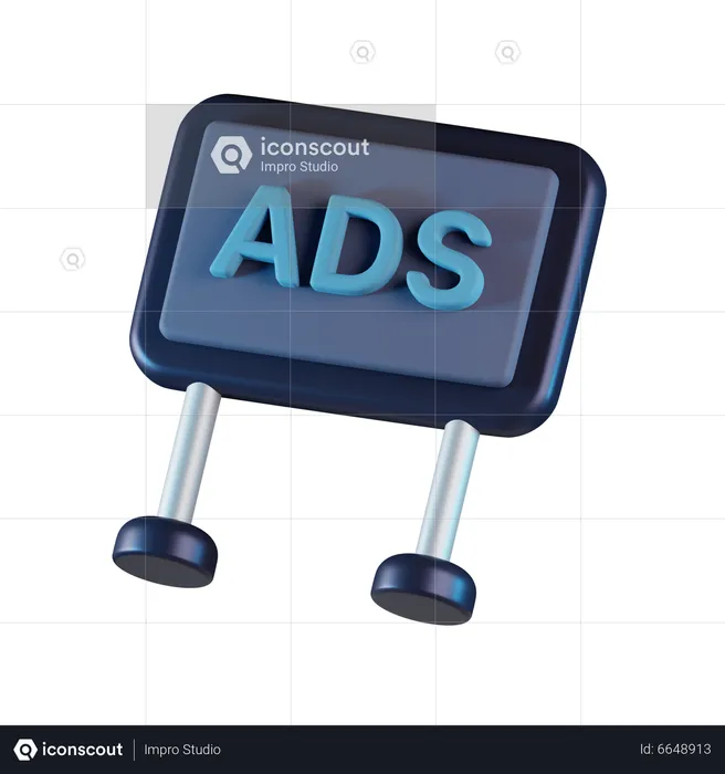 Panneau d'affichage  3D Icon