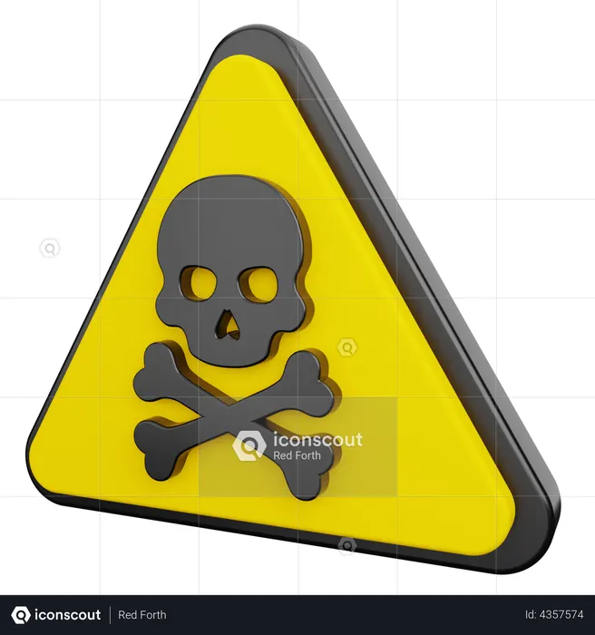 Panneau d'avertissement  3D Icon