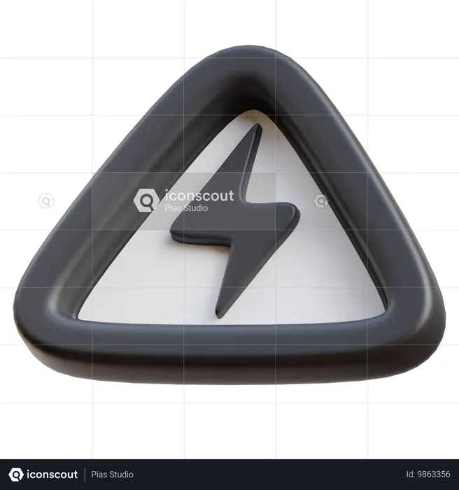 Signe électrique  3D Icon