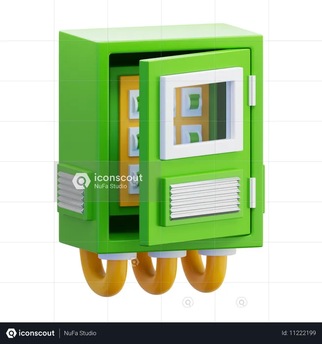 Panneau électrique  3D Icon