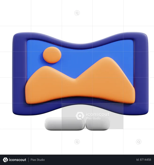 Panorama Display  3D Icon