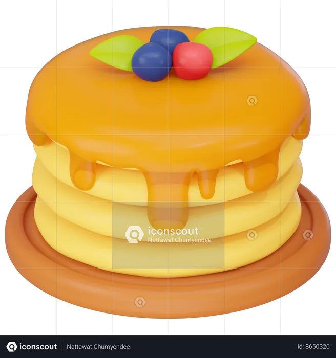 Tortita  3D Icon