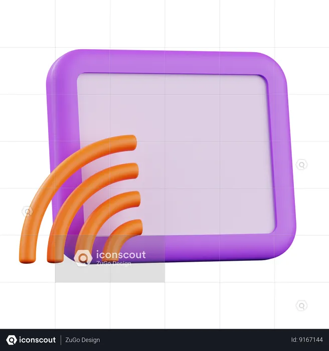 Pantalla inalámbrica  3D Icon