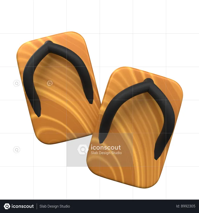 Chaussons  3D Icon