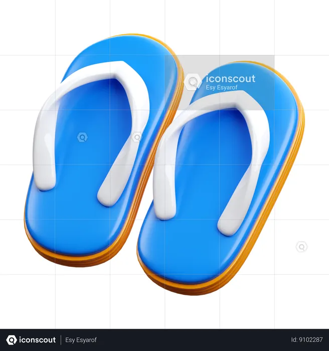 Chaussons  3D Icon