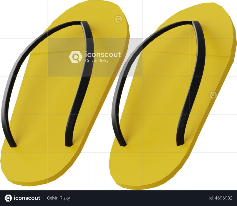 Chaussons  3D Illustration