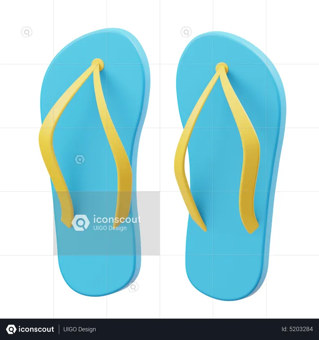 Chaussons  3D Icon