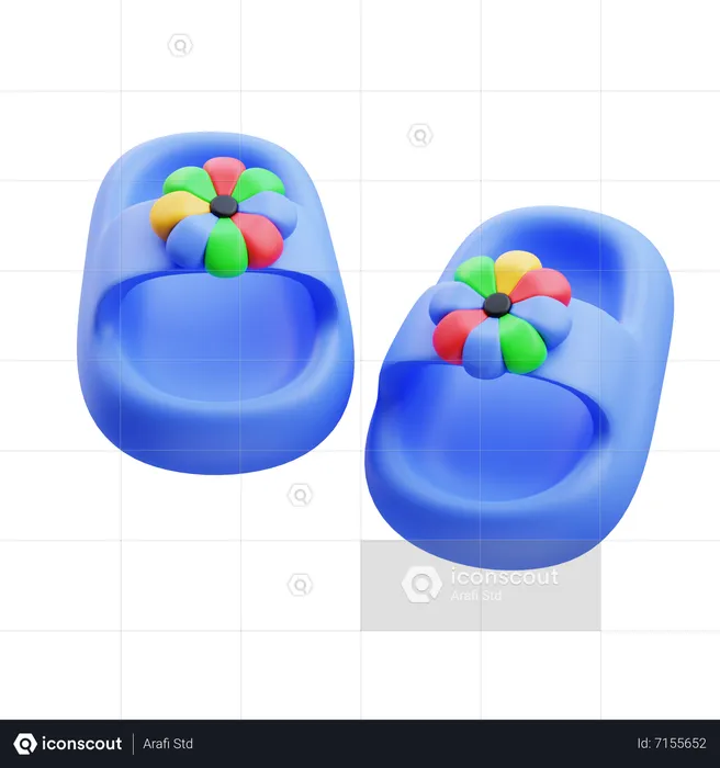 Chaussons  3D Icon