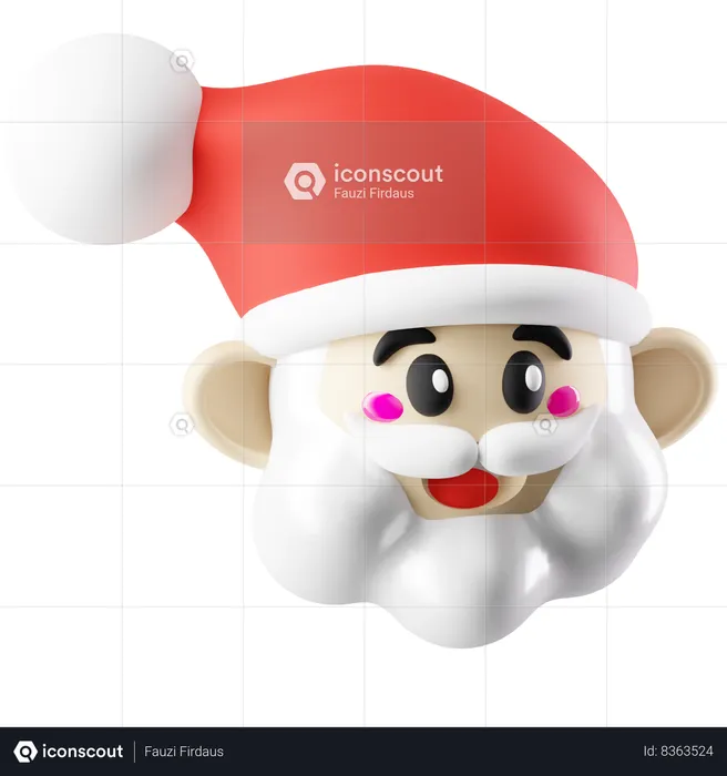 Papai Noel  3D Icon