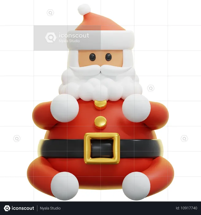 Papai Noel  3D Icon