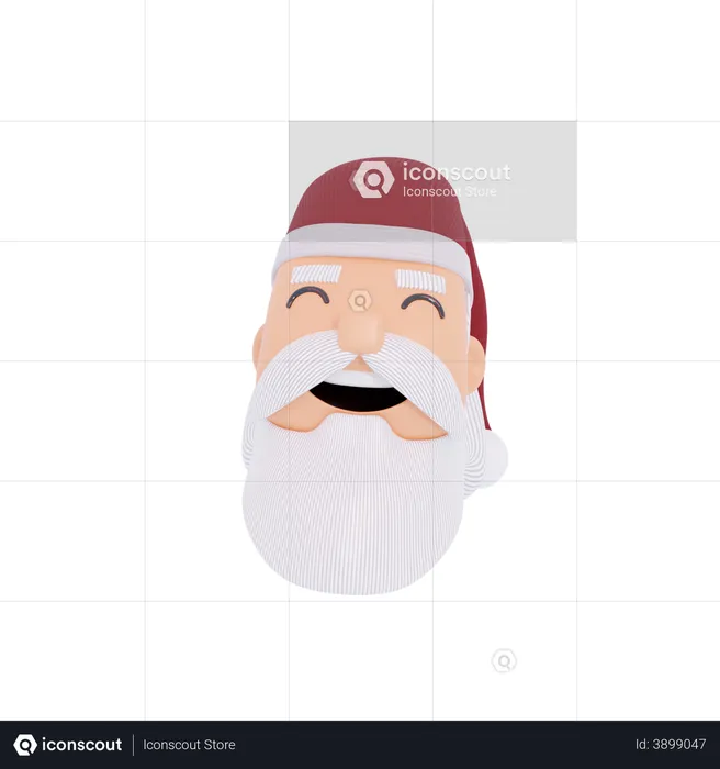 Papai Noel  3D Illustration