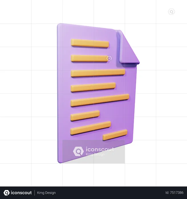 Papel  3D Icon