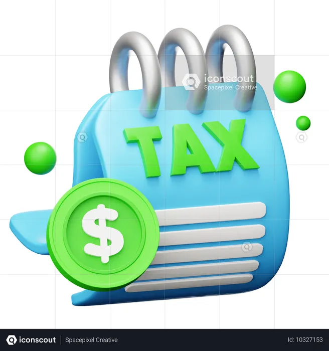 Papel fiscal  3D Icon