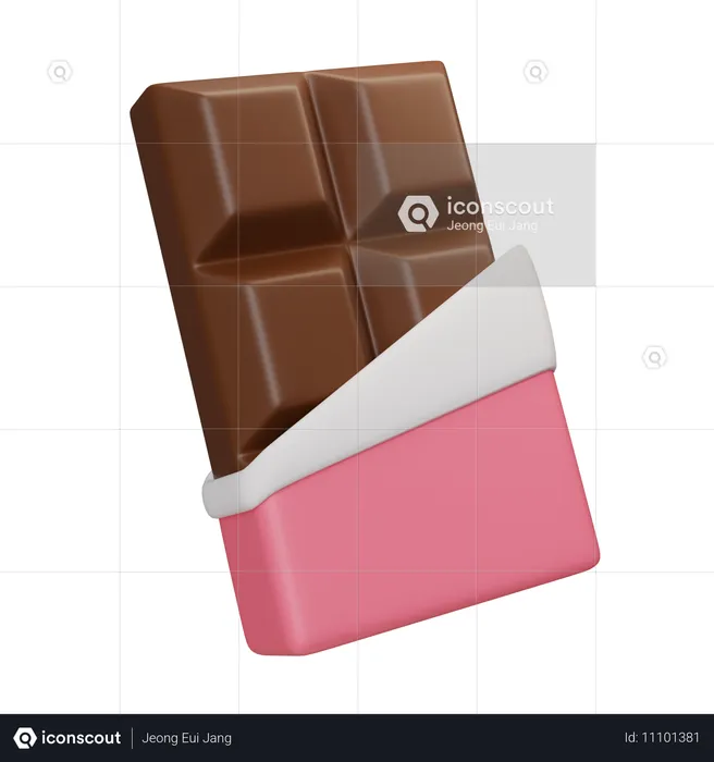 Chocolates envueltos en papel de regalo  3D Icon