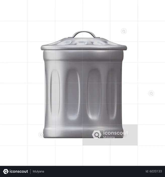 Contenedor de basura  3D Icon