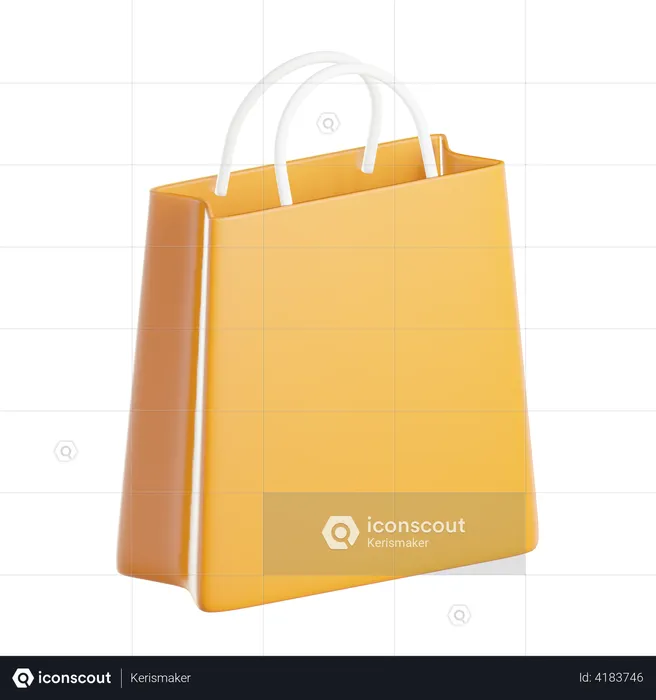 Paper Bag  3D Icon