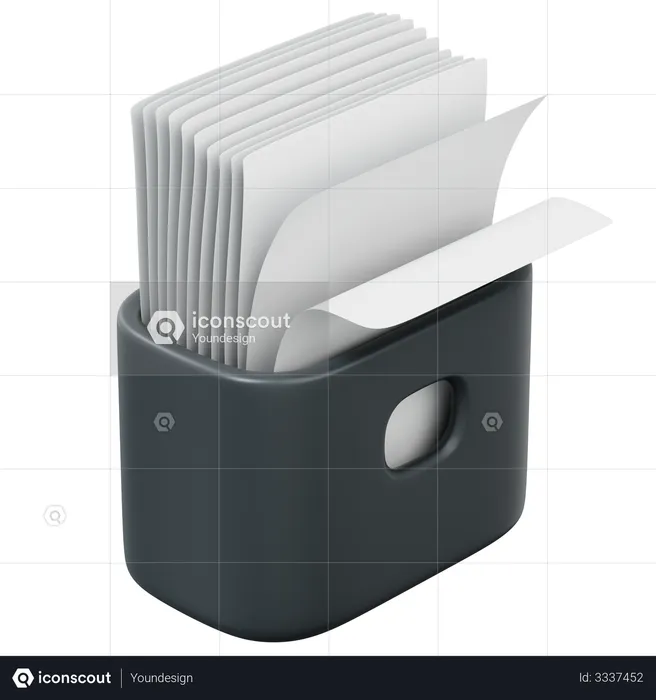 Paper Box  3D Illustration