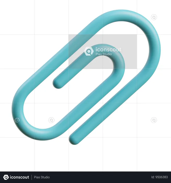 Paper Clip  3D Icon