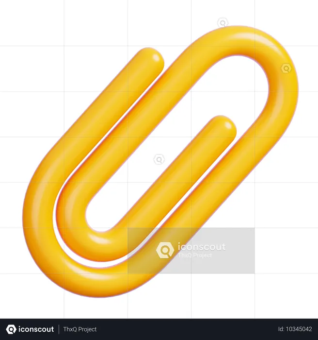 Paper Clip  3D Icon