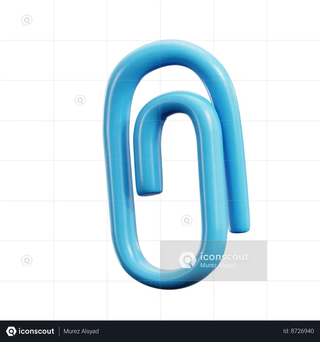 Paper Clip  3D Icon