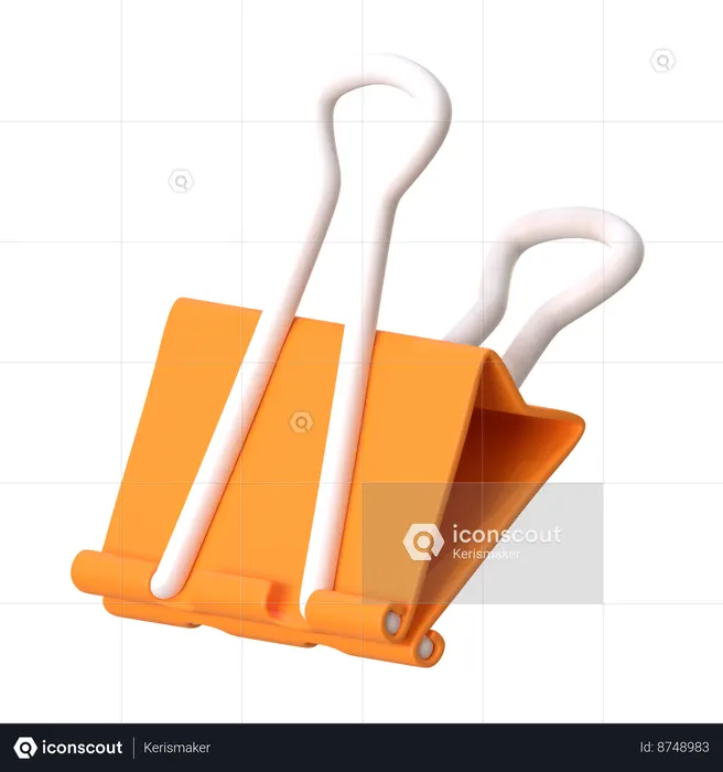 Paper clip  3D Icon