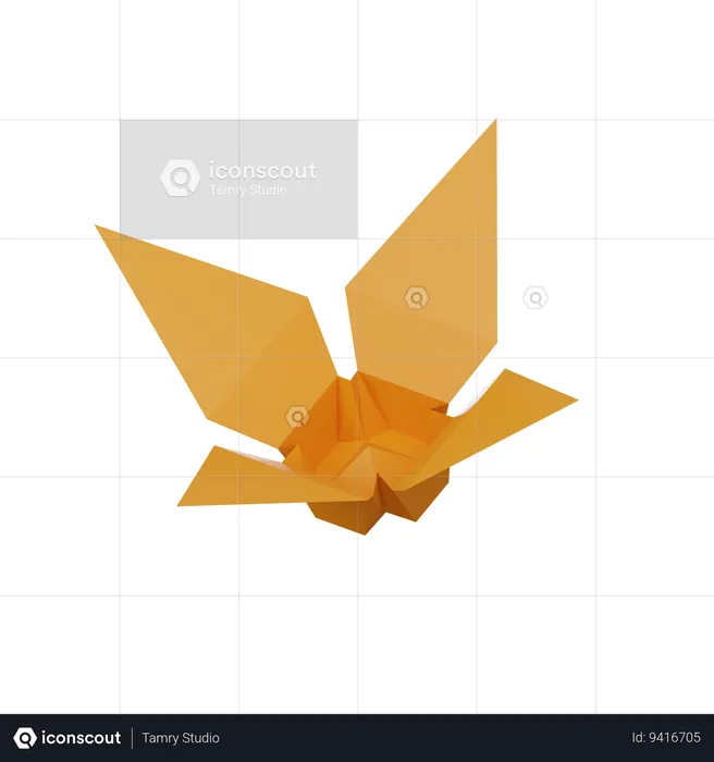 Paper Flower  3D Icon