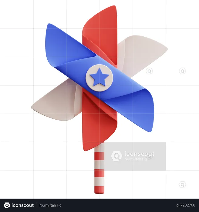 Paper Propeller  3D Icon