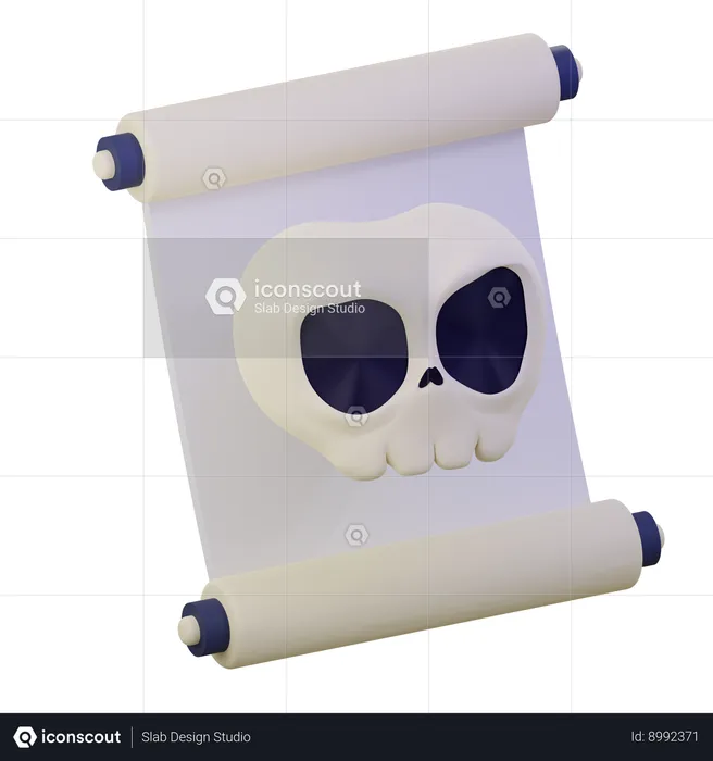 Paper Roll Deadly  3D Icon
