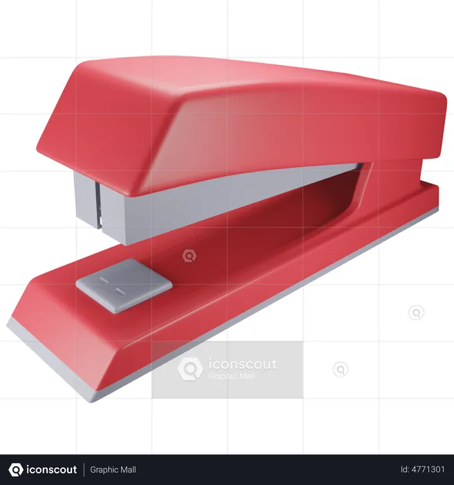 Paper Stapler  3D Illustration