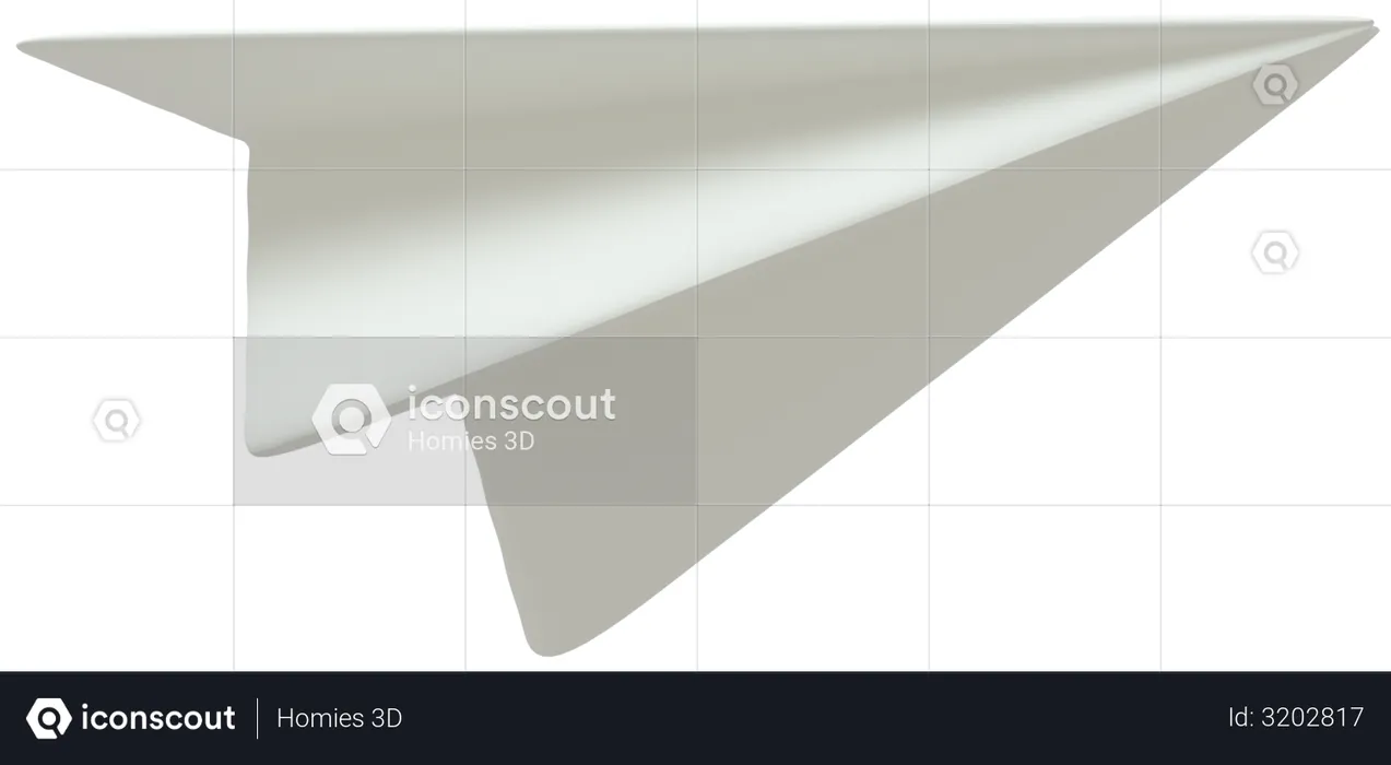 Paperplane  3D Illustration