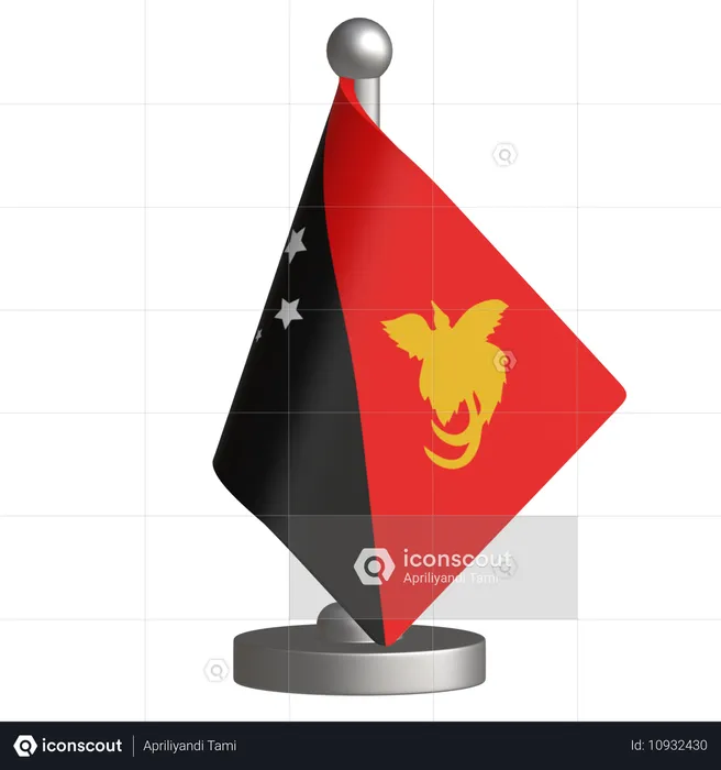 Papua New Guinea  3D Icon