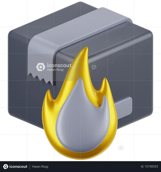 Paquet d'incendie  3D Icon