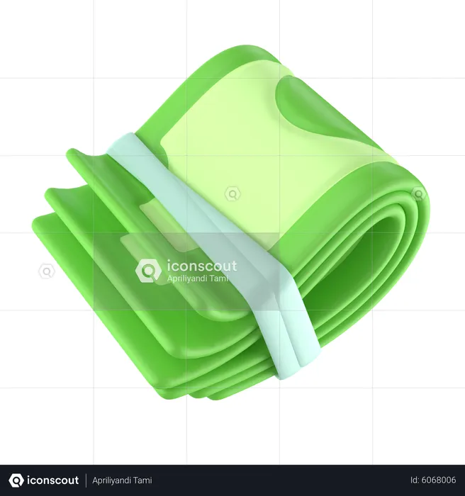 Paquete de efectivo  3D Icon