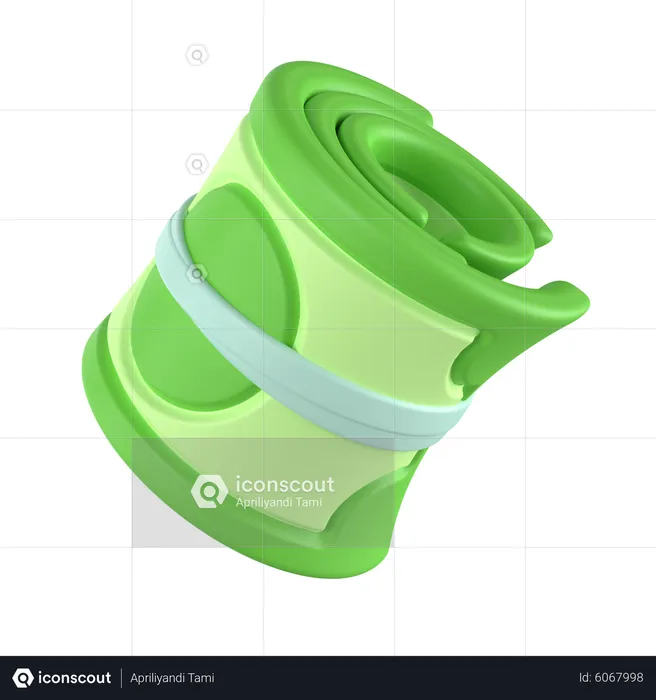 Paquete de efectivo  3D Icon