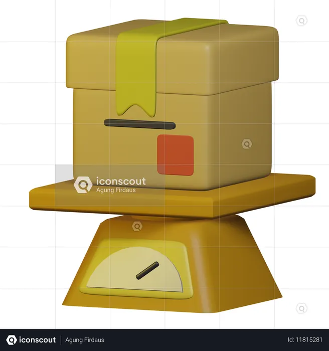 Escala de paquete  3D Icon
