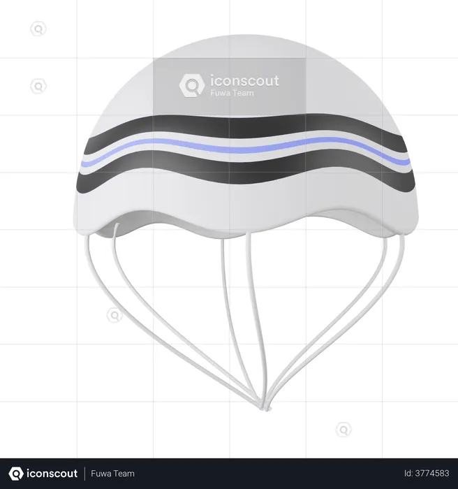 Parachute  3D Illustration