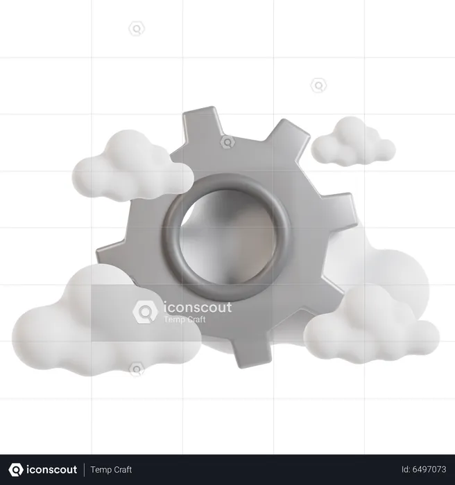 Réglage du nuage  3D Icon