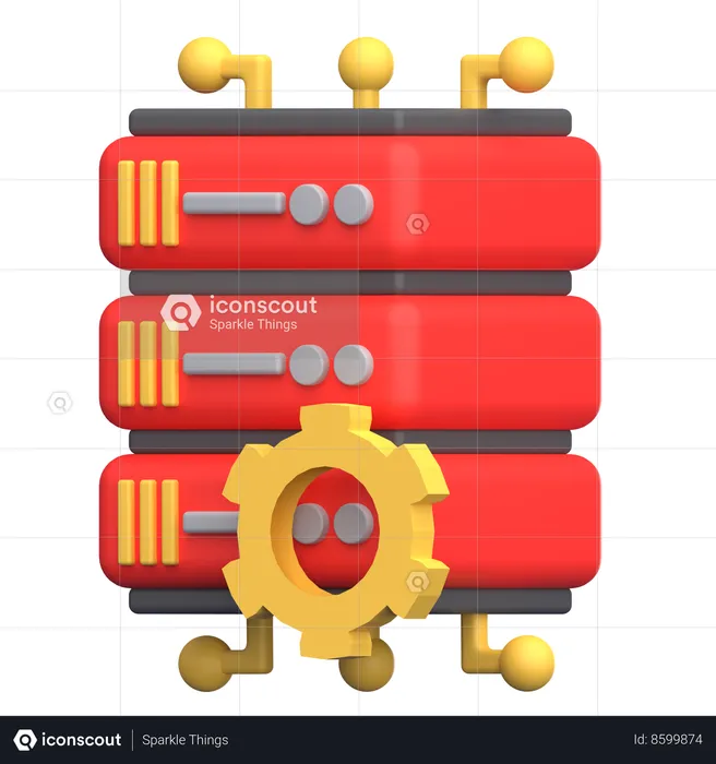 Paramètre du serveur  3D Icon