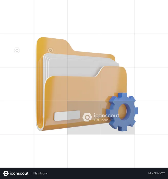 Paramètre de dossier  3D Icon