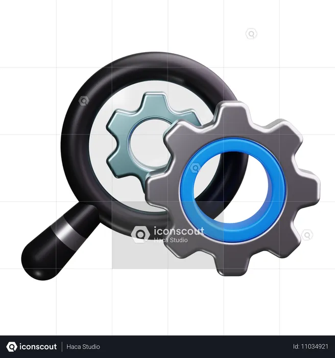 Paramètres de recherche  3D Icon