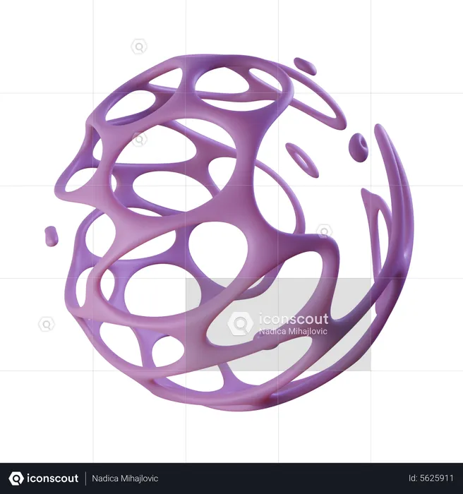Parametric spherical shape  3D Icon