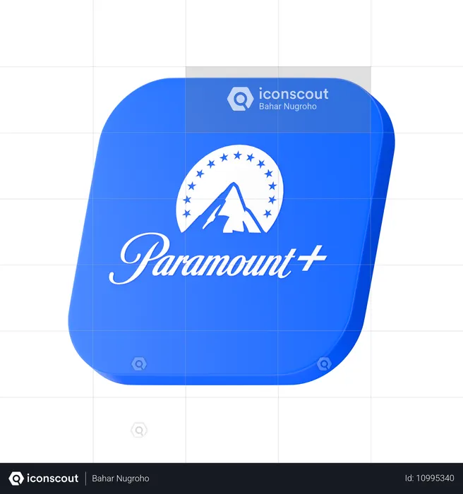 Paramount Plus Logo 3D Icon - Free Download Logos 3D Icons | IconScout