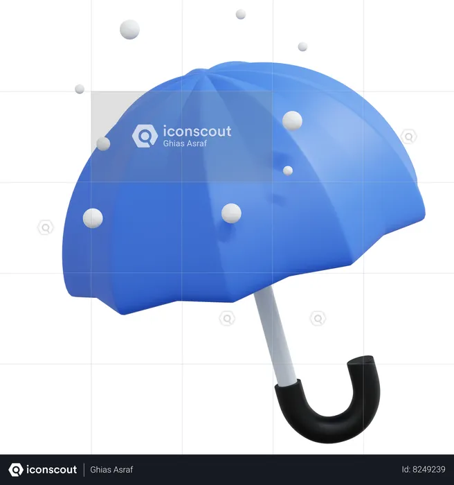 Parapluie  3D Icon