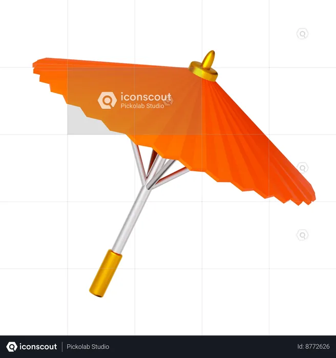 Parapluie  3D Icon