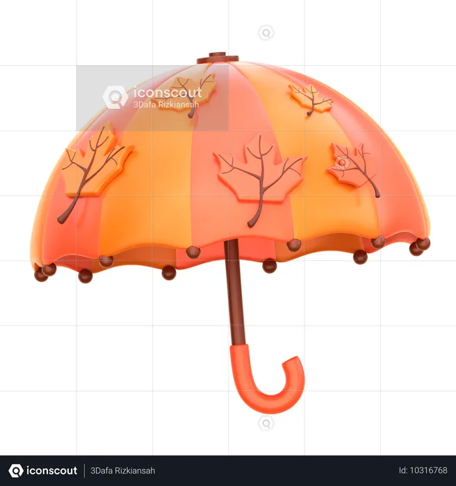 Parapluie  3D Icon