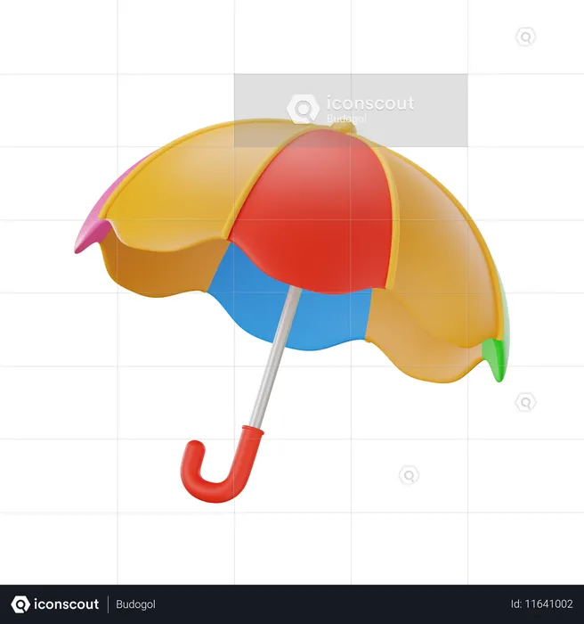 Parapluie  3D Icon