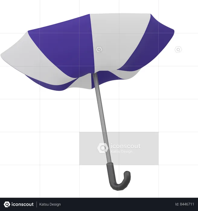 Parapluie cassé  3D Icon